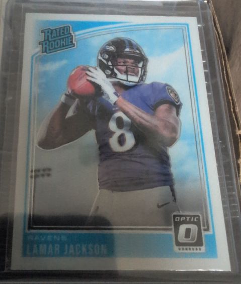 2018 Panini Donruss Optic #167 Lamar Jackson — front