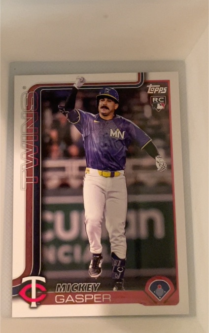2025 Topps Update #US291 Mickey Gasper — front