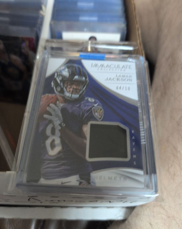 2018 Panini Immaculate Collection #64/10 Lamar Jackson — front