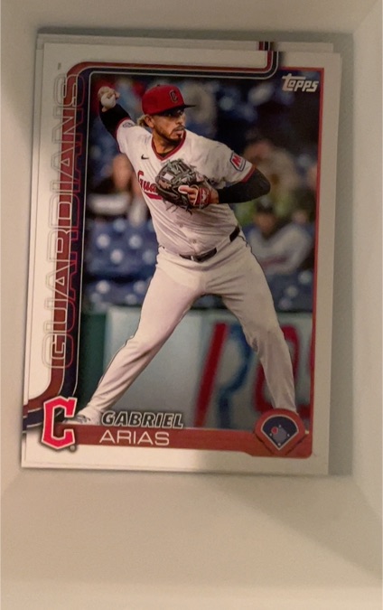 2025 Topps Cleveland Guardians Gabriel Arias — front