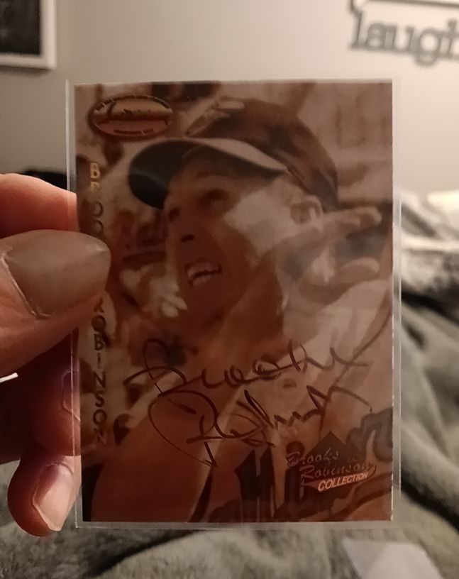 1993 Ted Williams Co. Brooks Robinson Collection #BR3 — front