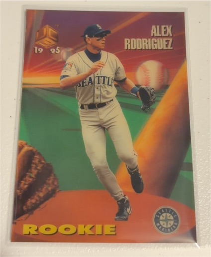 1995 Pinnacle Sportflix UC3 #115 Alex Rodriguez Rookie Card — front