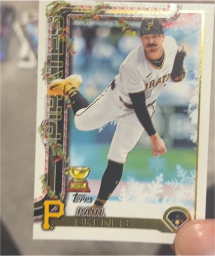 2025 Topps Holiday #H70 Paul Skenes — front