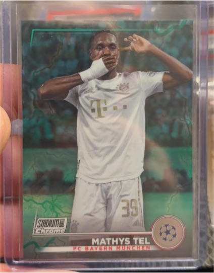 2022-23 Topps Stadium Club Chrome UEFA Club Competitions #39 Mathys Tel — front
