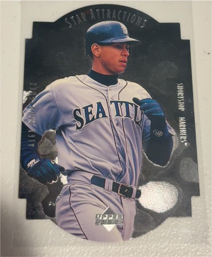 1997 Upper Deck #SA11 Alex Rodriguez Star Attractions — front