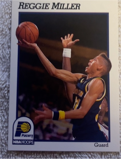 1991-92 NBA Hoops #84 Reggie Miller — front