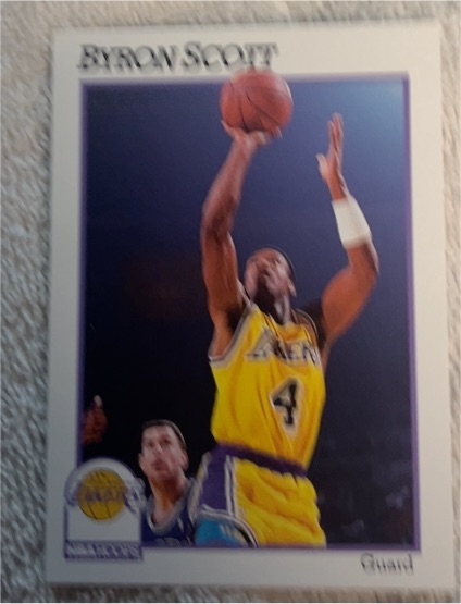 1991-92 Hoops #103 Byron Scott — front