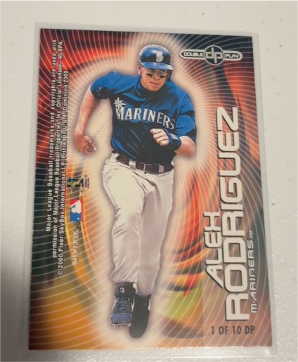2000 SkyBox Dominion Double Play #1DP Alex Rodriguez — front