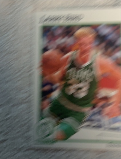 1986 Fleer #57 Larry Bird — front