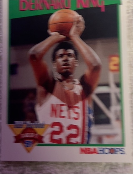 1991-92 Hoops #322 Bernard King — front
