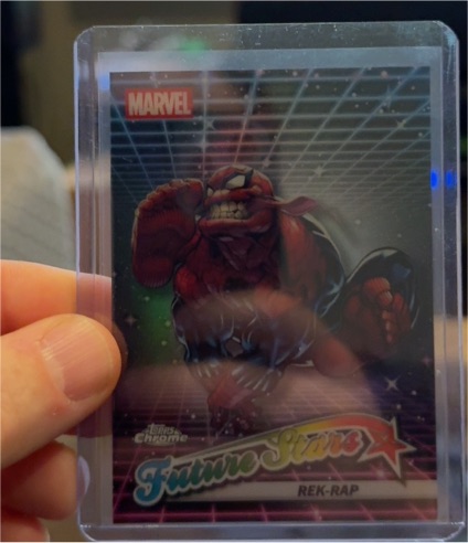 2025 Topps Chrome Marvel #FS-2 Rek-Rap Future Stars — front