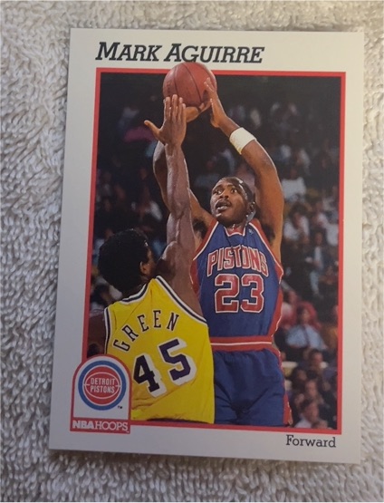 1991-92 Hoops #59 Mark Aguirre — front