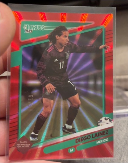 2021-22 Donruss Road to FIFA World Cup #86 Diego Lainez — front