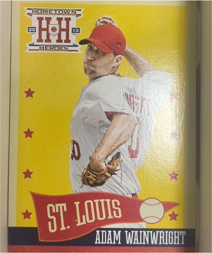2013 Panini Hometown Heroes #56 Adam Wainwright — front