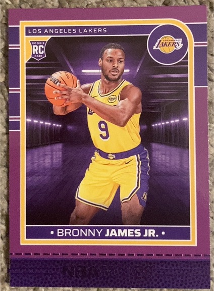 2024-25 Panini NBA Hoops #280 Bronny James Jr. — front