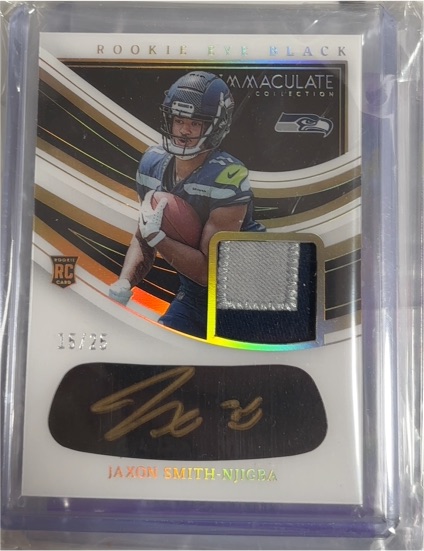 2023 Panini Immaculate Rookie Eye Black #Jaxon Smith-Njigba — front