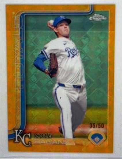 2025 Topps Chrome #151 Cole Ragans — front