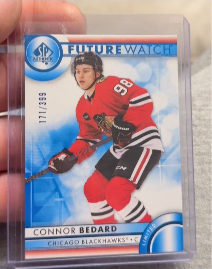 2023-24 Upper Deck SP Authentic Future Watch #110 Connor Bedard — front