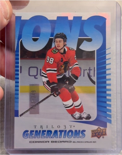 2023-24 Upper Deck Trilogy Generations #TG-20C Connor Bedard — front