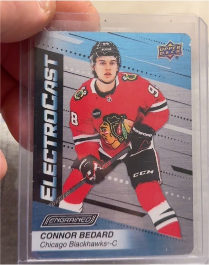 2023-24 Upper Deck Engrained Electrocast #EC-98 Connor Bedard — front