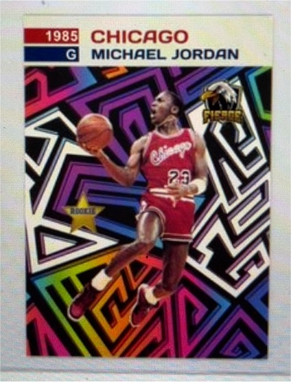 1996 Fleer Michael Jordan #G Chicago Bulls — front