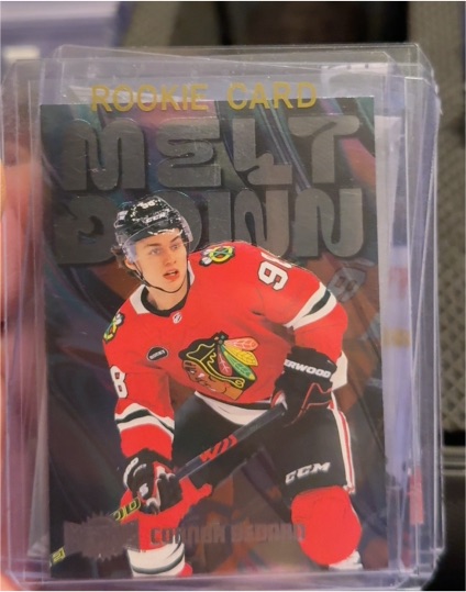 2023-24 Skybox Metal Universe Meltdown #M5 Connor Bedard — front