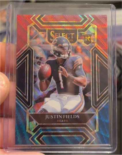 2021 Panini Select #250 Justin Fields — front