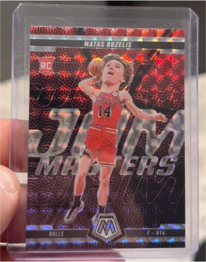 2024-25 Panini Mosaic #17 Matas Buzelis Jam Masters — front