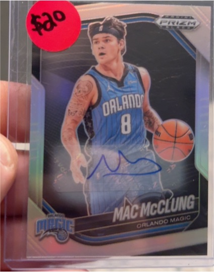 2024-25 Panini Prizm Black #134 Mac McClung — front
