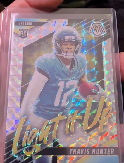2025 Panini Mosaic #16 Travis Hunter Light It Up — front