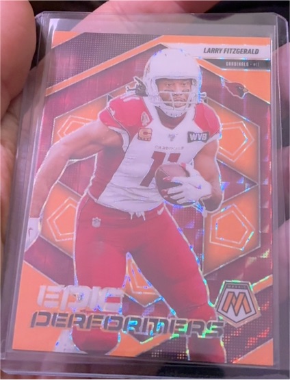 2025 Panini Mosaic #13 Larry Fitzgerald Epic Performers — front