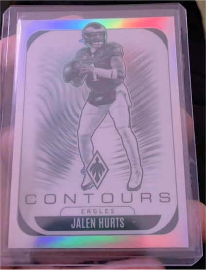 2025 Panini Phoenix Contours #26 Jalen Hurts — front