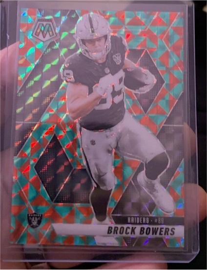 2020 Panini Mosaic #89 Brock Bowers — front