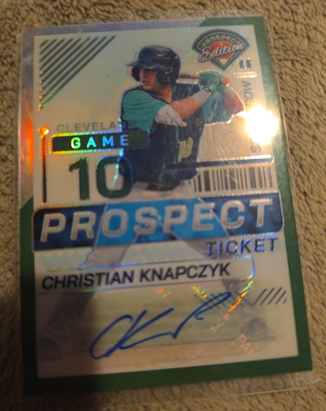 2024 Panini Prospect Edition #54 Christian Knapczyk — front