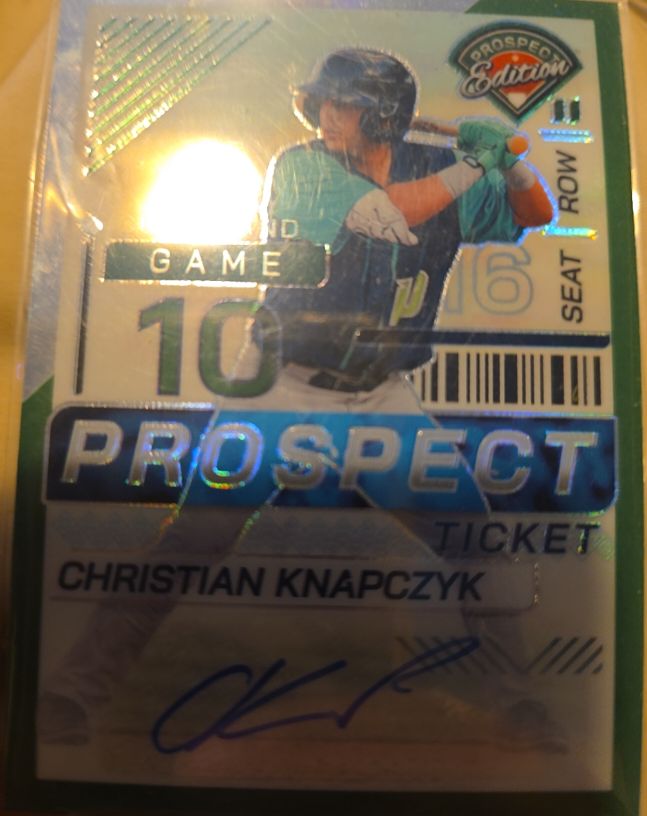 2024 Panini Prospect Edition #54 Christian Knapczyk — front