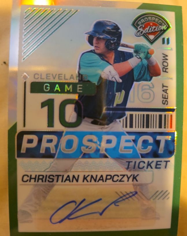 2024 Panini Prospect Edition #54 Christian Knapczyk — front