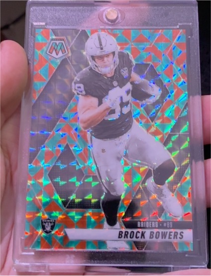 2025 Panini Mosaic #5 Brock Bowers — front