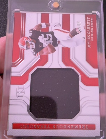 2024 Panini National Treasures Tremendous Treasures Myles Garrett — front