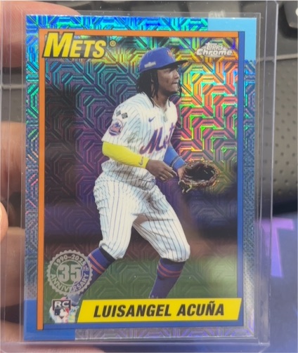 2025 Topps Series 2 #T90C-128 Luisangel Acuña — front