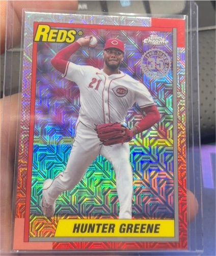 2025 Topps Series 2 #T90C-113 Hunter Greene — front