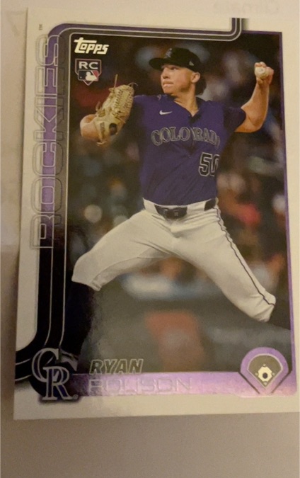 2025 Topps #RC Ryan Rolison — front