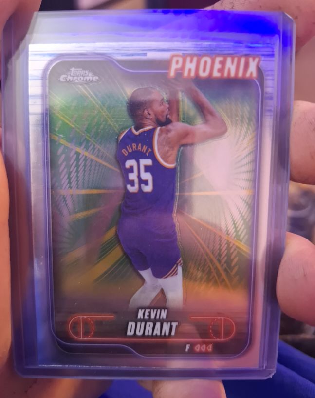 2024-25 Topps Chrome #101 Kevin Durant — front