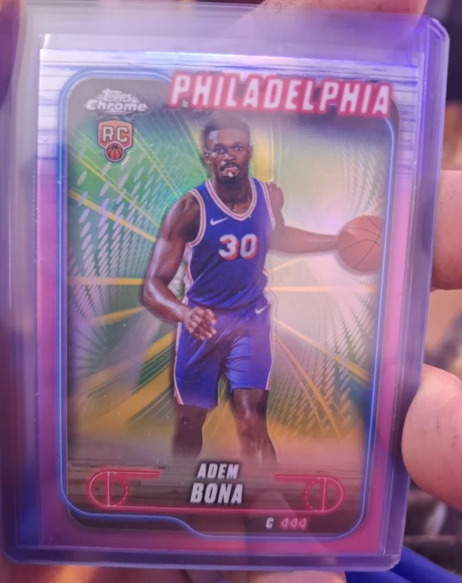 2024-25 Topps Chrome #183 Adem Bona — front
