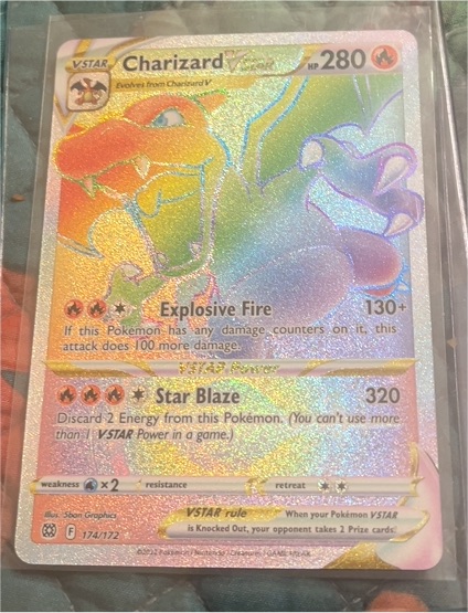 2022 Pokémon TCG Sword & Shield Brilliant Stars #174 Charizard VSTAR — front