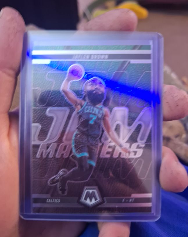 2024-25 Panini Mosaic Jam Masters #19 Jaylen Brown — front