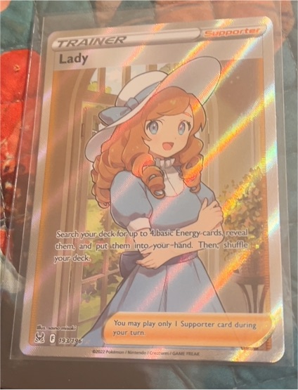 2022 Pokémon Sword & Shield Lost Origin #193 Lady — front