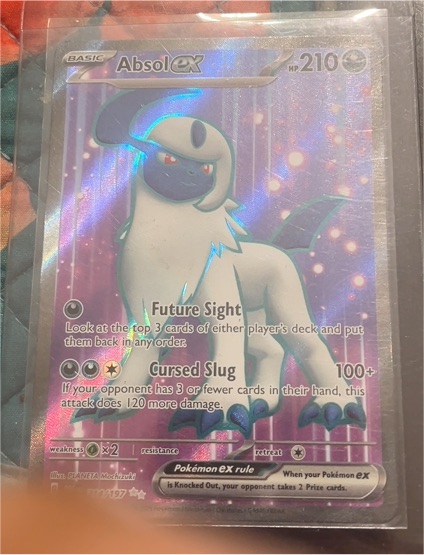 2023 Pokémon SV03: Obsidian Flames #214 Absol ex — front