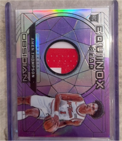 2023-24 Panini Obsidian Equinox Gear #EG-ATH Amen Thompson — front