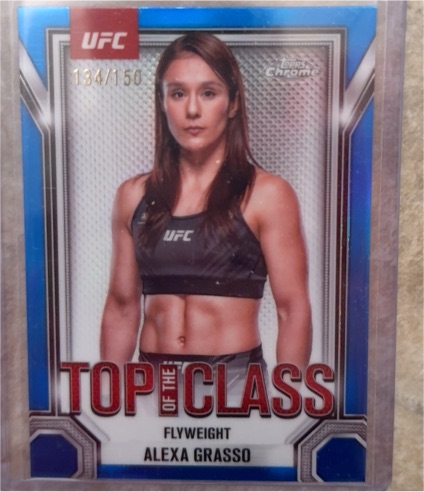 2025 Topps Chrome UFC #TTC-3 Alexa Grasso Top of the Class — front