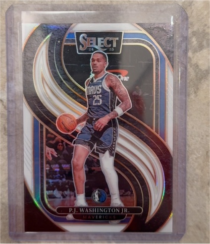 2024-25 Panini Select Premier Level #154 P.J. Washington Jr. — front